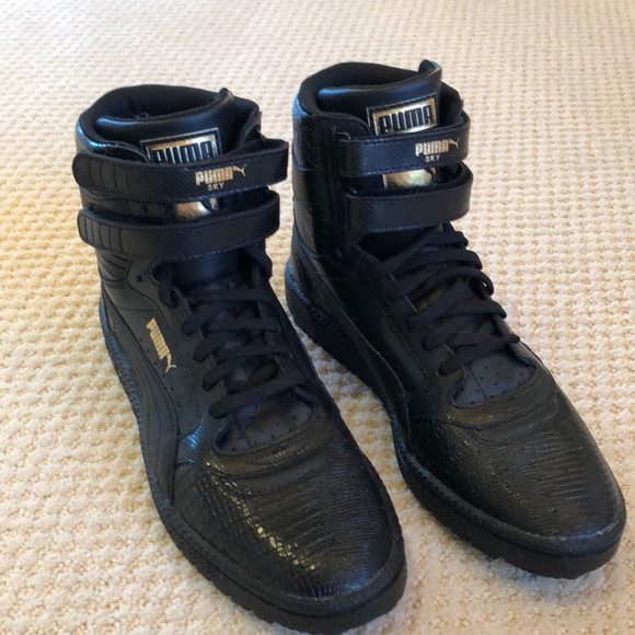 Puma Shoes | Sky Black High Top 